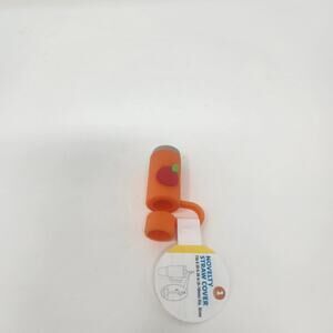 Orange Soda Tumbler Straw Cover